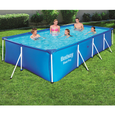 Bestway Steel Pro Pool 400x211x81cm Steel Frame Garden Swimming Pool