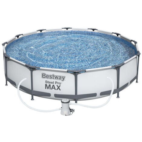 Bestway Steel Swimmingpool- Pro Max 3,66 x 0,76 m 56416 mit Kartuschenfilterung