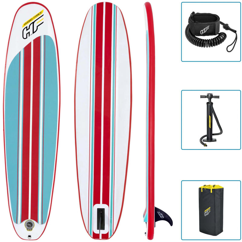 

Bestway Tabla hinchable SUP Compact Surf 8 Hydro-Force 243x57x7 cm - Multicolor