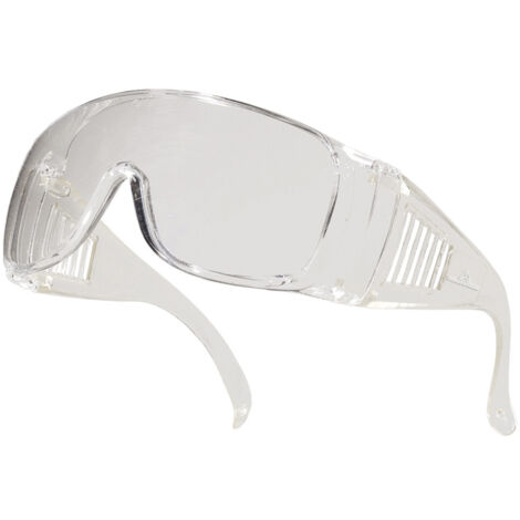 BESUCHERBRILLE AUS POLYCARBONAT DELTA PLUS-LUCERNEIN100- PITON CLEAR