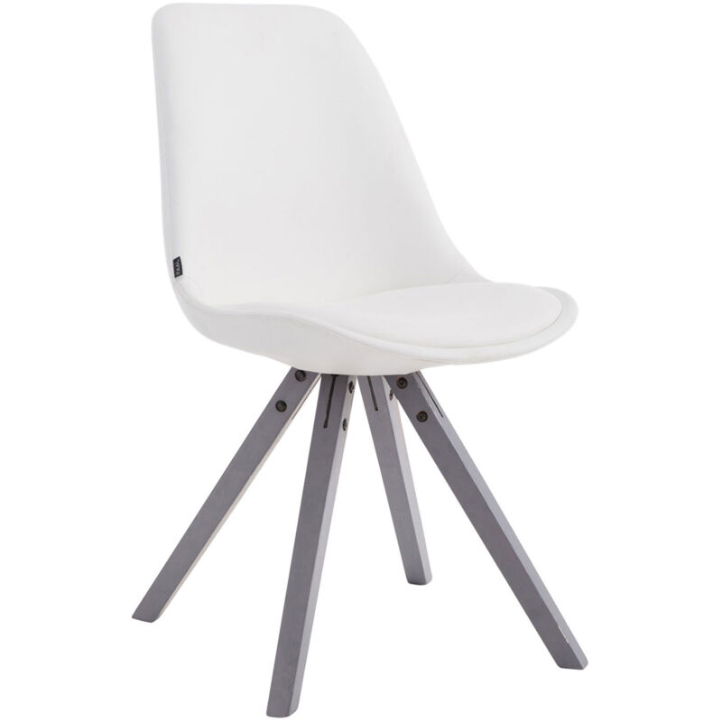 

CLP - Silla de Comedor Laval Square Blanco Gris