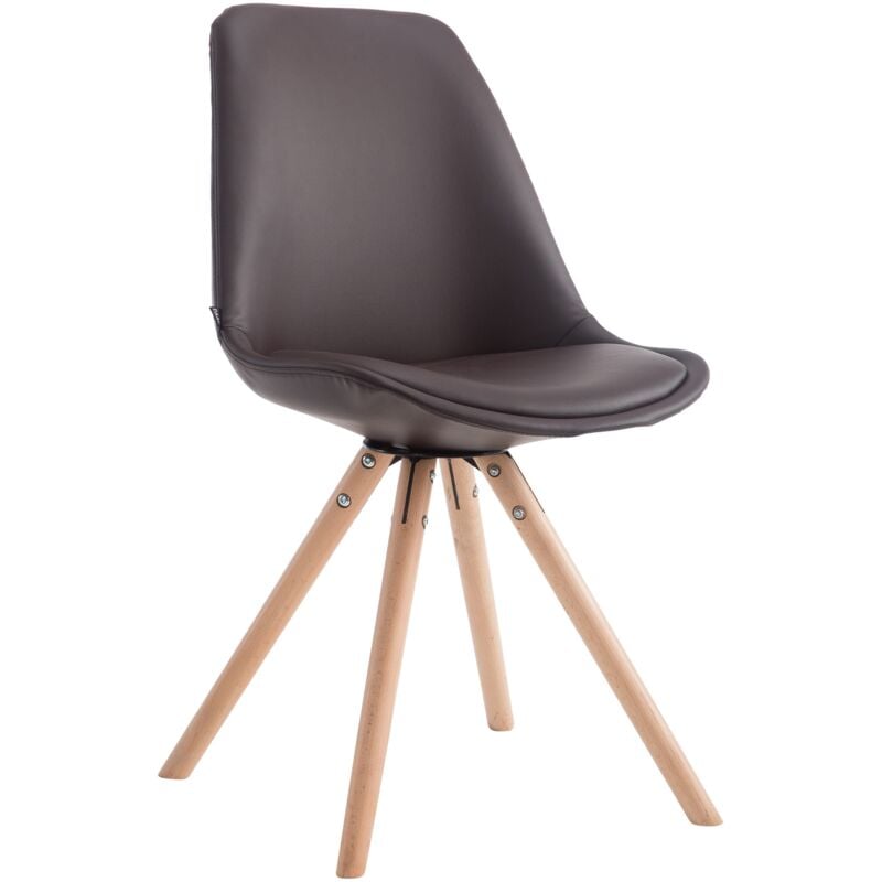 

CLP - Silla de Comedor Laval Rund Marrón Natural