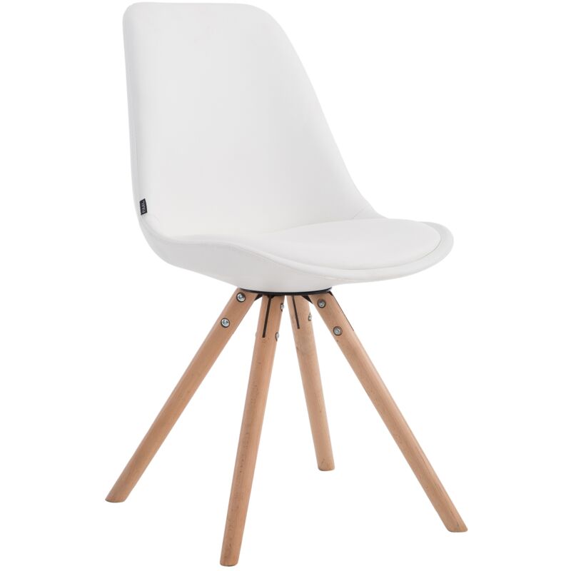 

CLP - Silla de Comedor Laval Rund Blanco Natural