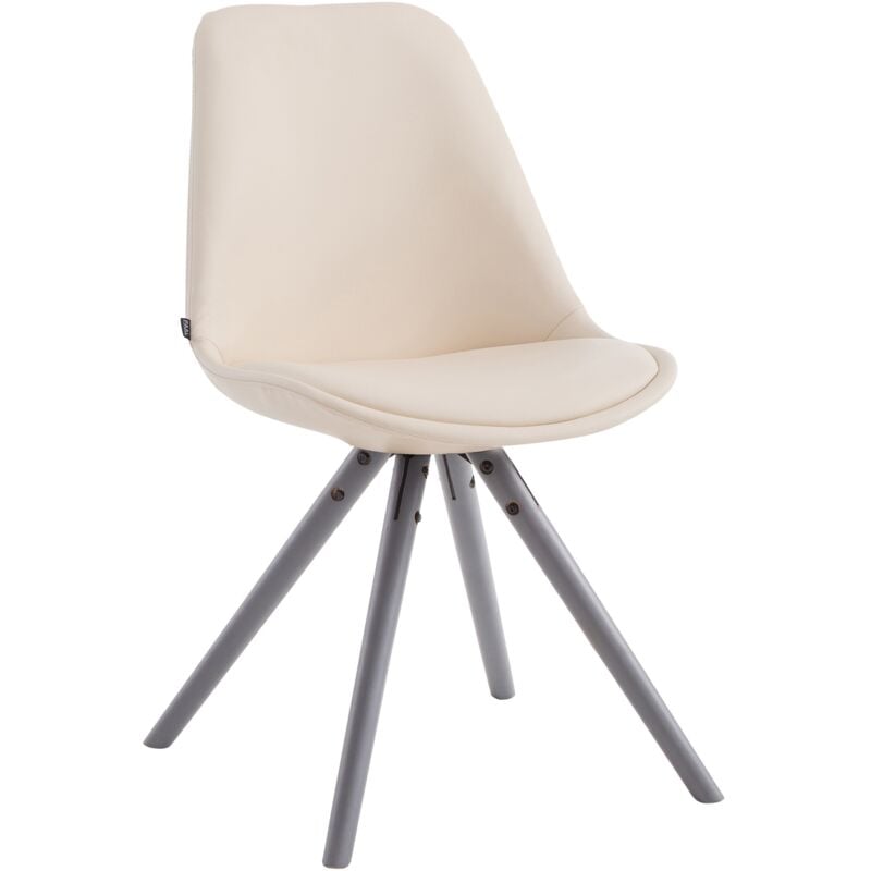 

CLP - Silla de Comedor Laval Rund Crema Gris