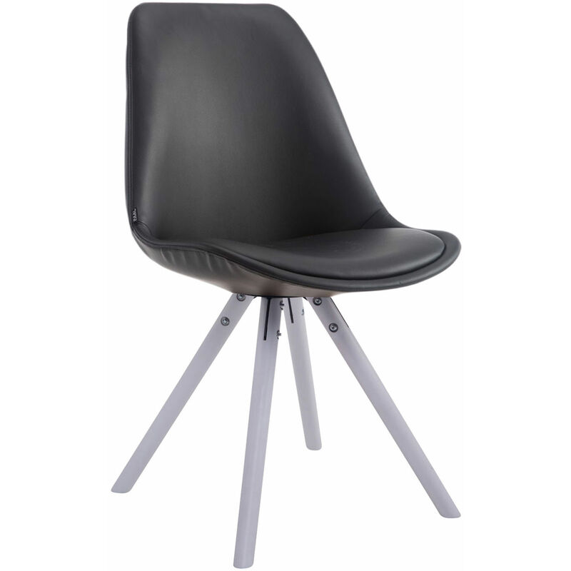 

CLP - Silla de Comedor Laval Rund Negro Blanco (roble)