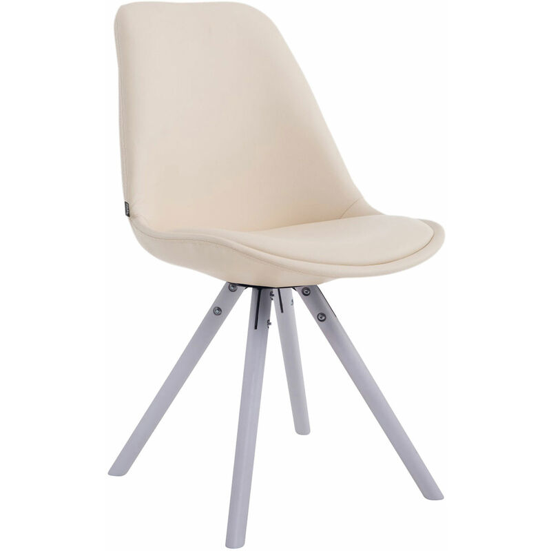 

CLP - Silla de Comedor Laval Rund Crema Blanco (roble)