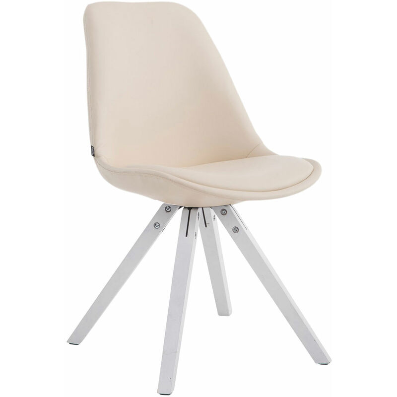 

CLP - Silla de Comedor Laval Square Crema Blanco (roble)