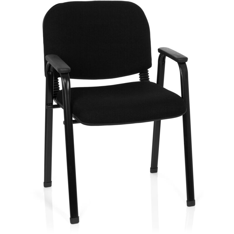 Besucherstuhl / Stuhl Xt 650 Schwarz/schwarz Hjh Office