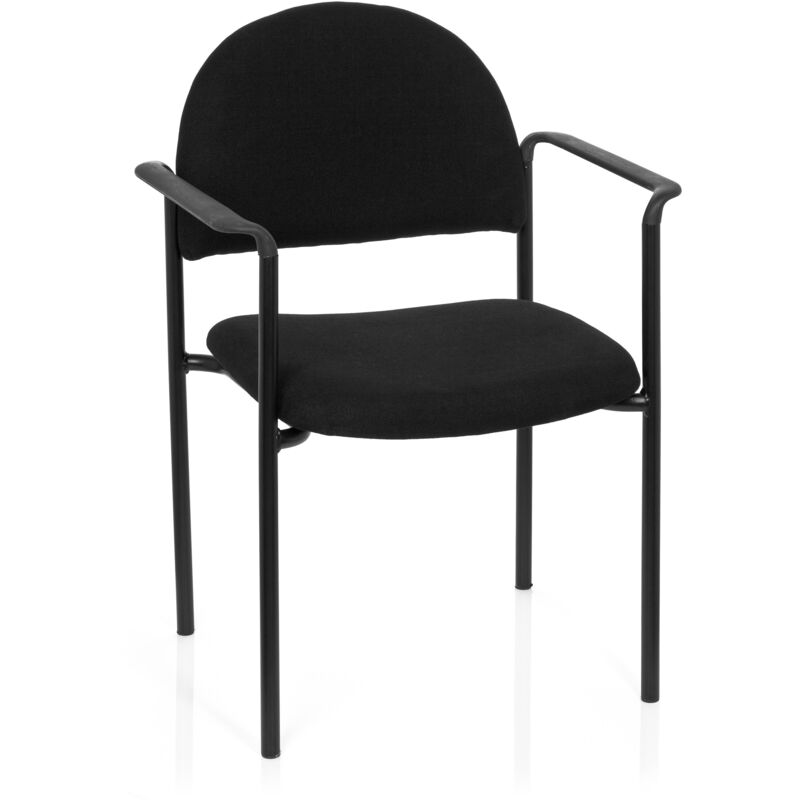 Besucherstuhl / Stuhl Xt 700 Schwarz/schwarz Hjh Office
