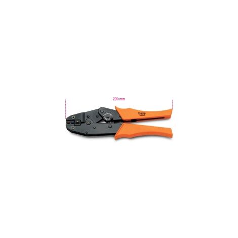Beta Tools 1608-Crimping Pliers For Insulated Terminals With Pressure Regulator