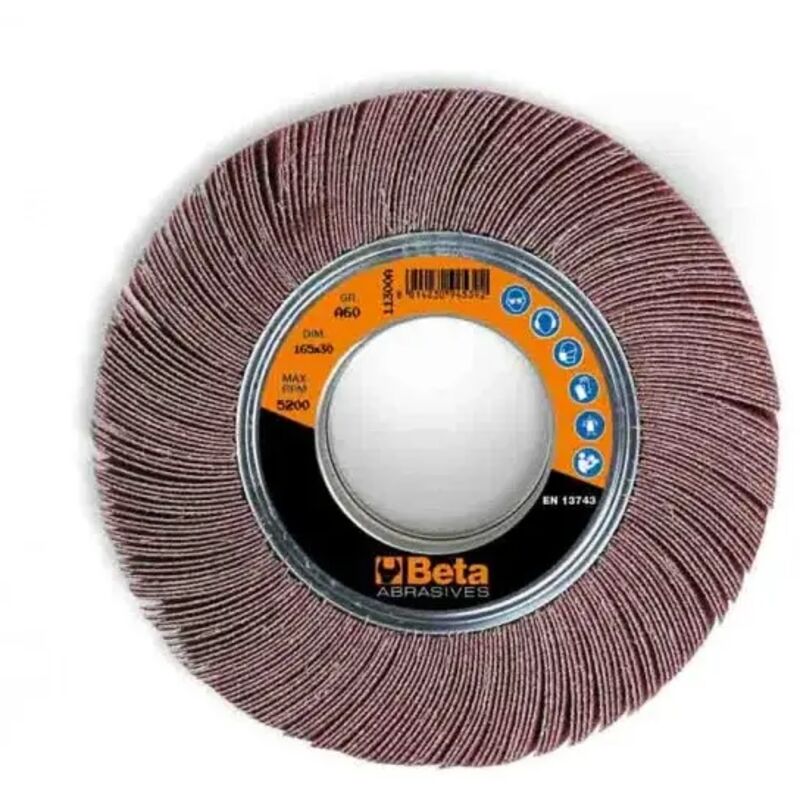 Beta - 11300C Roue à lamelles avec alésage en corindon - 200 x 30 mm - 180