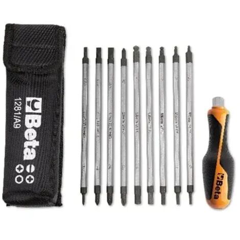 Beta 1281BG/A9 Set giraviti bivalenti e accessori
