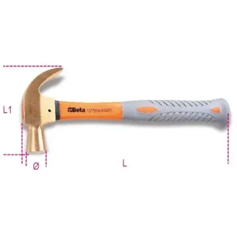 1375BA/PL 680 Marteau à percussion à billes sans étincelles - Beta