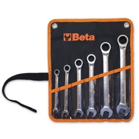 Beta 141/B9 Jeu de clés mixtes droites avec cliquet 9 pièces.