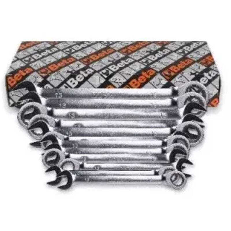 Beta - 141/S12 Jeu de clés mixtes à cliquet droit 12 pcs.