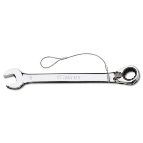 Beta 142HS Chiave combinata anticaduta a forchetta e cricchetto - 12x12