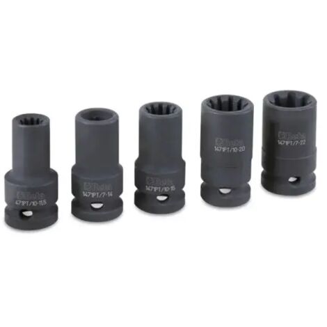 Beta 1471PT/C5 Set bussole a macchina 1/2" 5 Pz.