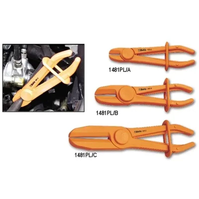 Beta - 1481pl/s3 jeu de pinces d'occlusion pour tuyaux et manchons