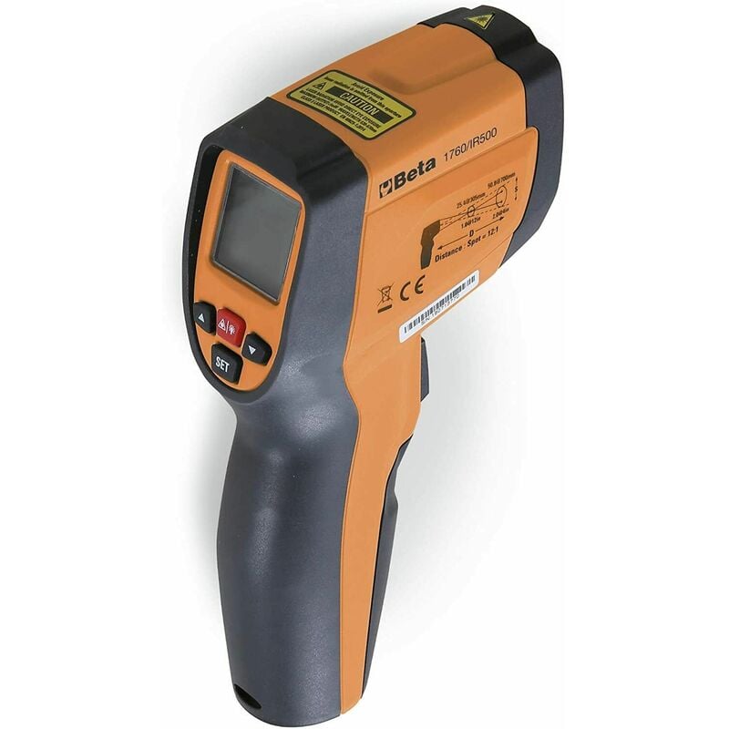 Image of Termometro digitale ad infrarossi puntamento laser -50 500 °c Beta professionale