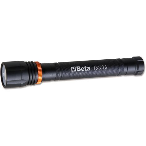 BETA 1833 S - Torcia led ad alta luminosità in robusto alluminio anodizzato, fino a 500 lumen
