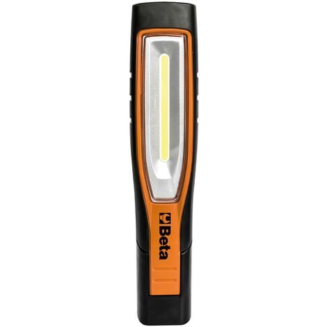 BETA 1838S Lampada Snodata Ricaricabile a Led, Portatile, Professionale, per Officina con Rivestimento Antiscivolo in Gomma a Doppia Emissione di Luce, Frontale fino a 700 Lumen