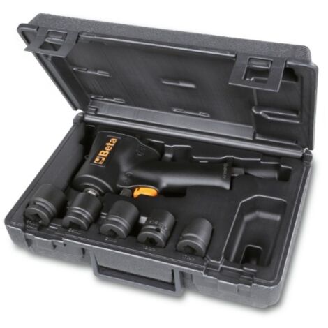 BETA TOOLS Beta 1927XM/K5 Set avvitatore pneumatico reversibile compatto 1/2"