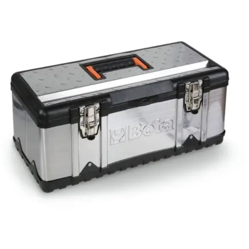 2117PL-VU/3 Boîte à outils en acier inoxydable avec assortiment de 74 pièces. - Beta