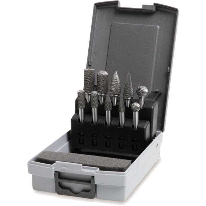 426MD/SP10 - Set of 10 metal rotary files hard cross-cut HM4 - Beta