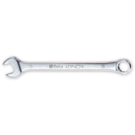 Beta 42INOX-AS Chiave combinata a forchetta e poligonale in pollici - 7/16x7/16