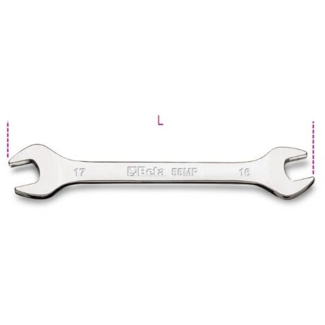 BETA - 55MP/18X19 CHIAVE A FORCHETTA CROMATA 18X19MM