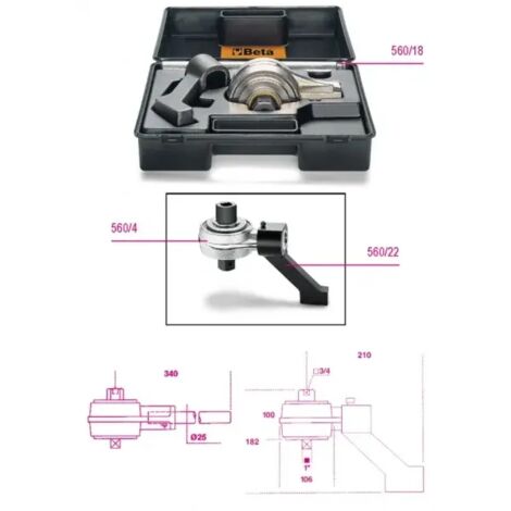 Beta 560/4 Moltiplicatore di coppia 2.700 nm - 5:1