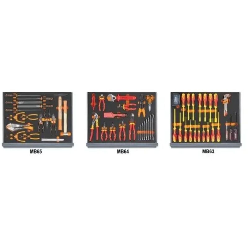 5935ET/1MB Assortiment d'outils électriques thermoformés 96 Pcs. - Beta