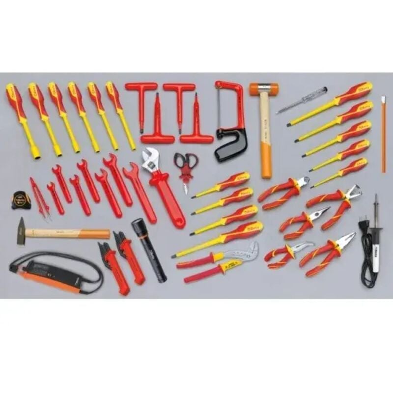 5980MQ Assortiment d'outils isolés pour l'électrotechnique 46 Pcs. - Beta