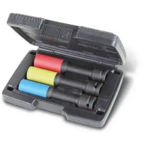 Beta 720LCL/C3 Set bussole macchina lunghe colorate 1/2" per ruote 3 Pz.
