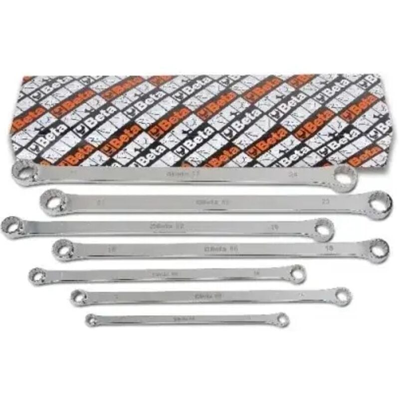 Beta 88/S7 Jeu de clés polygonales extra-longues à double extrémité 7 pcs.