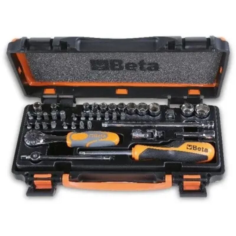 900/C11Z Assortiment de douilles et d'embouts 1/4' en coffret 39 pcs. - Beta