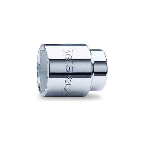 Beta 920AK 19 - Chiavi a bussola con attacco quadro femmina 1/2" bocca esagonale, cromate