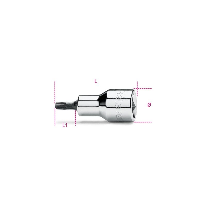 Beta - Clé à douille Torx 1/2 bêta 920tx - T27