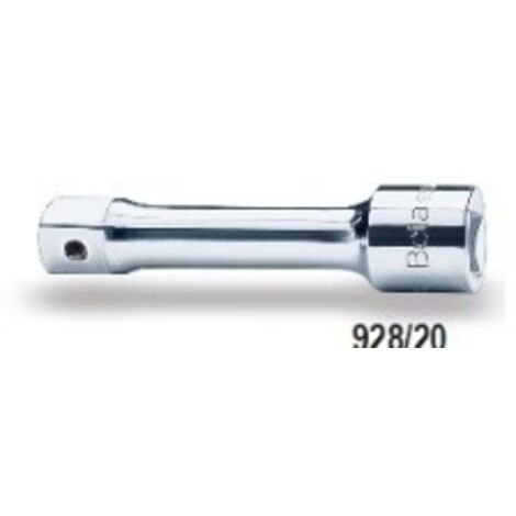 Beta 928/20 - Prolunghe con attacchi quadri maschio e femmina 3/4" cromate