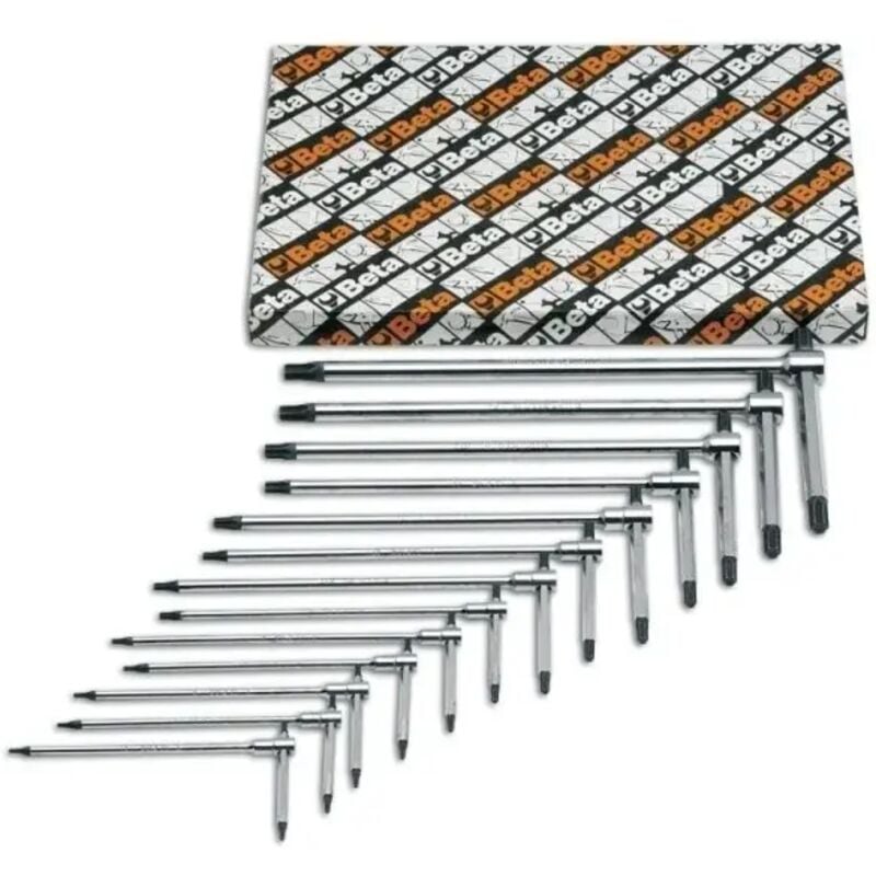 Beta - 951TX/S6 Jeu de clés Torx en t, mâles, chromées 6 pcs.