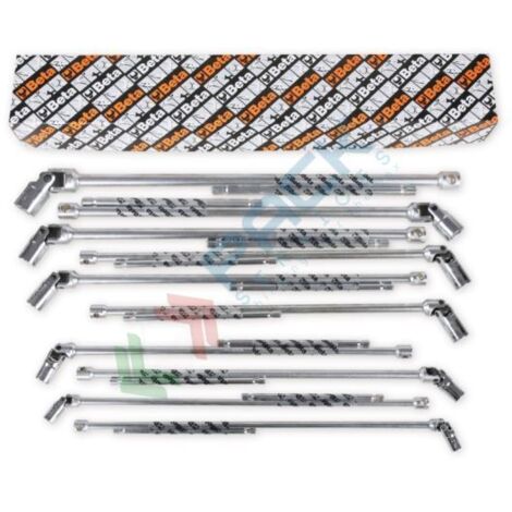 Beta 952/S10 Serie chiavi a T snodate con bussola esagonale 10 Pz.