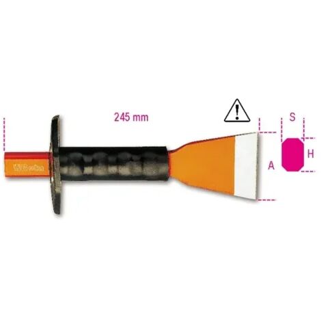 BETA Burin large avec protecteur - 1702N/PM - 50 mm