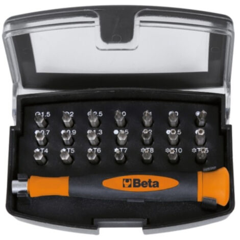 Beta BW 1256/C21-1 Cassetta tascabile con assortimento inserti 22 Pz.