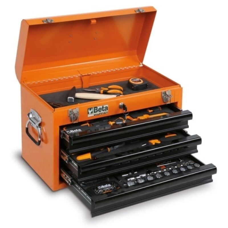 Bw 2200E/21 Boîte portable 3 tiroirs avec assortiment 159 pcs. - Beta