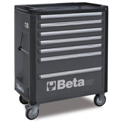 Beta C37/7 Cassettiera mobile vuota 7 cassetti - Grigio