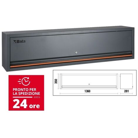 Beta C45PRO 2.0 PML Modulo pensile lungo per arredo officina