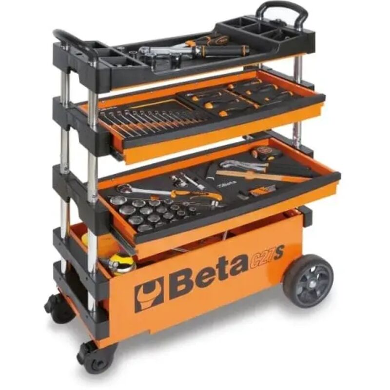 Beta Tools - Beta C27S Industry chariot pliant - Orange