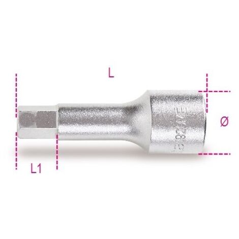 BETA Chiavi a Bussola Maschio Esagonale Acciaio Cromato - 920me mm 12