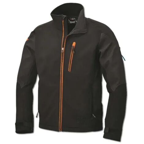 BETA Giacca Softshell Nero-Grigio Taglia S