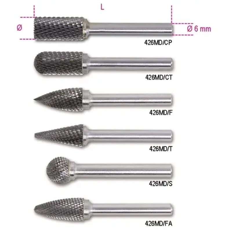 Beta - fraise rotative 426md - 12.0 - ronde cylindrique